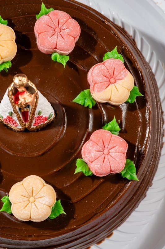 imagem - Bolo do Círio com cobertura de chocolate (23cm)