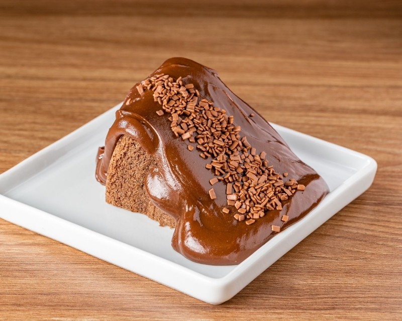 imagem - Bolo de Brigadeiro ( Fatia )