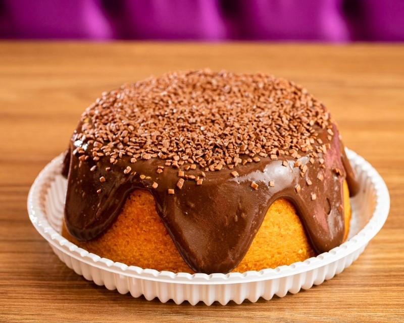 imagem - Mini Vulcão de Cenoura com Brigadeiro